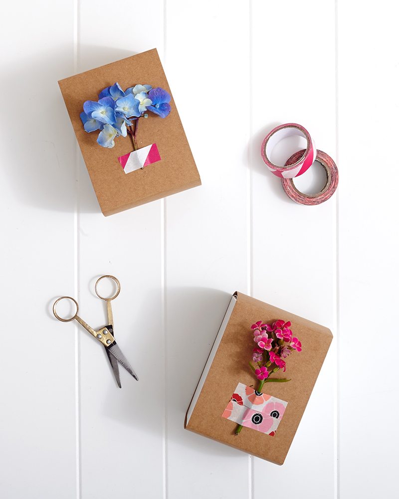Spring DIY: Washi Tape Gift Wrap - Shari's Berries Blog